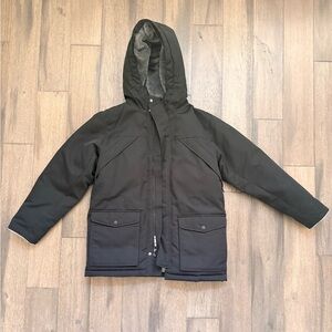 Black Gap Hooded Coat Size XXL
